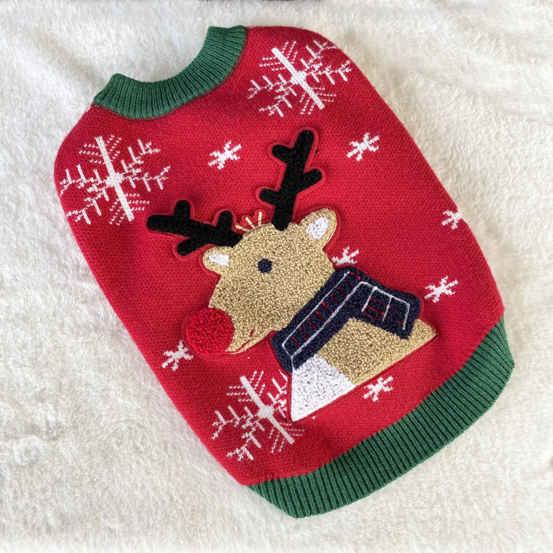 Cozy Holiday Dog Pullover