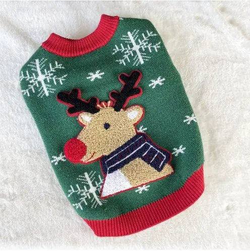 Cozy Holiday Dog Pullover