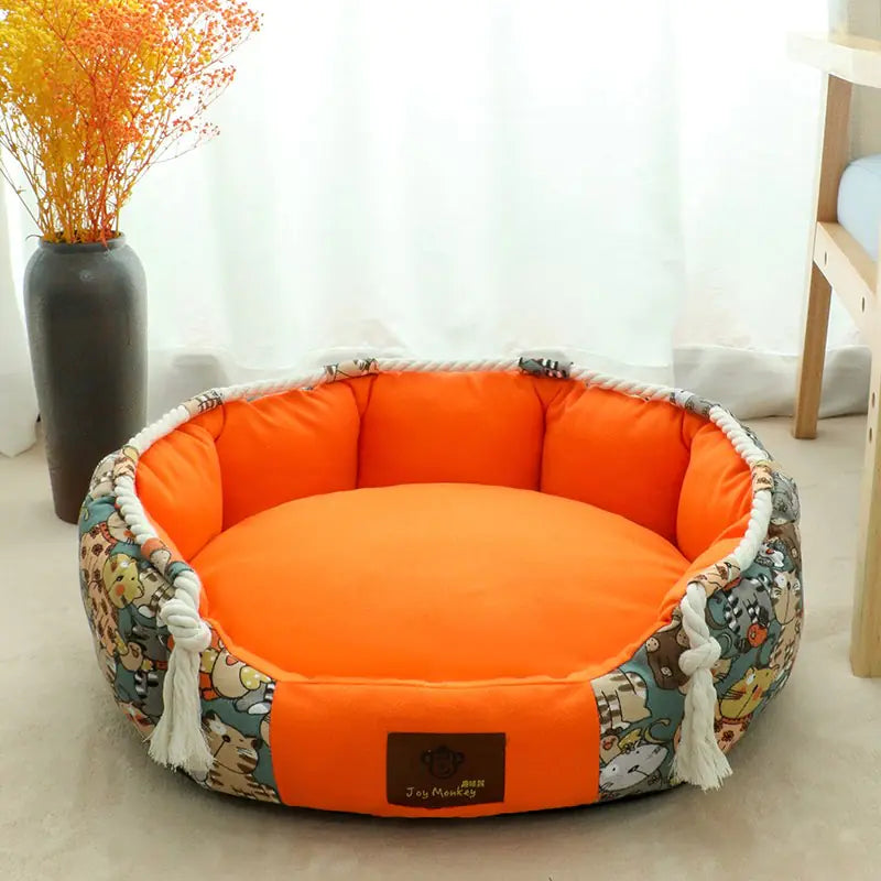 Four Seasons Removable Washable Large Dog Bed