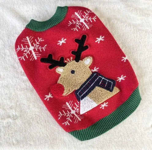 Cozy Holiday Dog Pullover